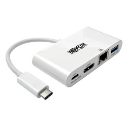 U444-06N-HGU-C USB 3.1 Gen 1 USB-C to HDMI Adapter with USB-A, USB-C PD Charging & Gigabit Ethernet, Thunderbol