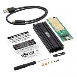 U457-1M2-NVMEG2 USB-C to M.2 NVMe SSD (M-Key) Enclosure Adapter - USB 3.1 Gen 2 (10 Gbps), Thunderbolt 3, UASP