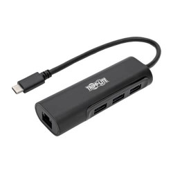 U460-003-3A1GB USB 3.1 Gen 1 USB-C Portable Hub/Adapter, 3 USB-A Ports and Gigabit Ethernet Port, Thunderbolt 3 Com