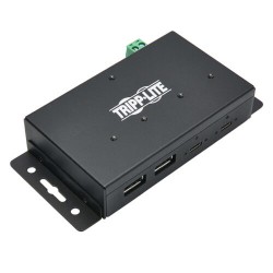 U460-2A2C-IND 4-Port Industrial-Grade USB 3.1 Gen 2 Hub - 10 Gbps, 2 USB-C & 2 USB-A, 15 kV ESD Immunity, Iron 