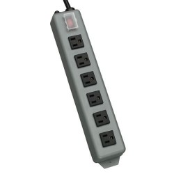 UL24RA-15 Waber-by-Tripp Lite Industrial Power Strip with 6 Right-Angle Outlets, 15-ft. Cord, Mounting Tabs