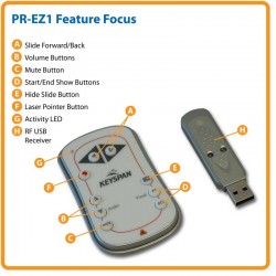 PR-EZ1 Presentatie Afstandsbediening met Laser Aanwijzer
